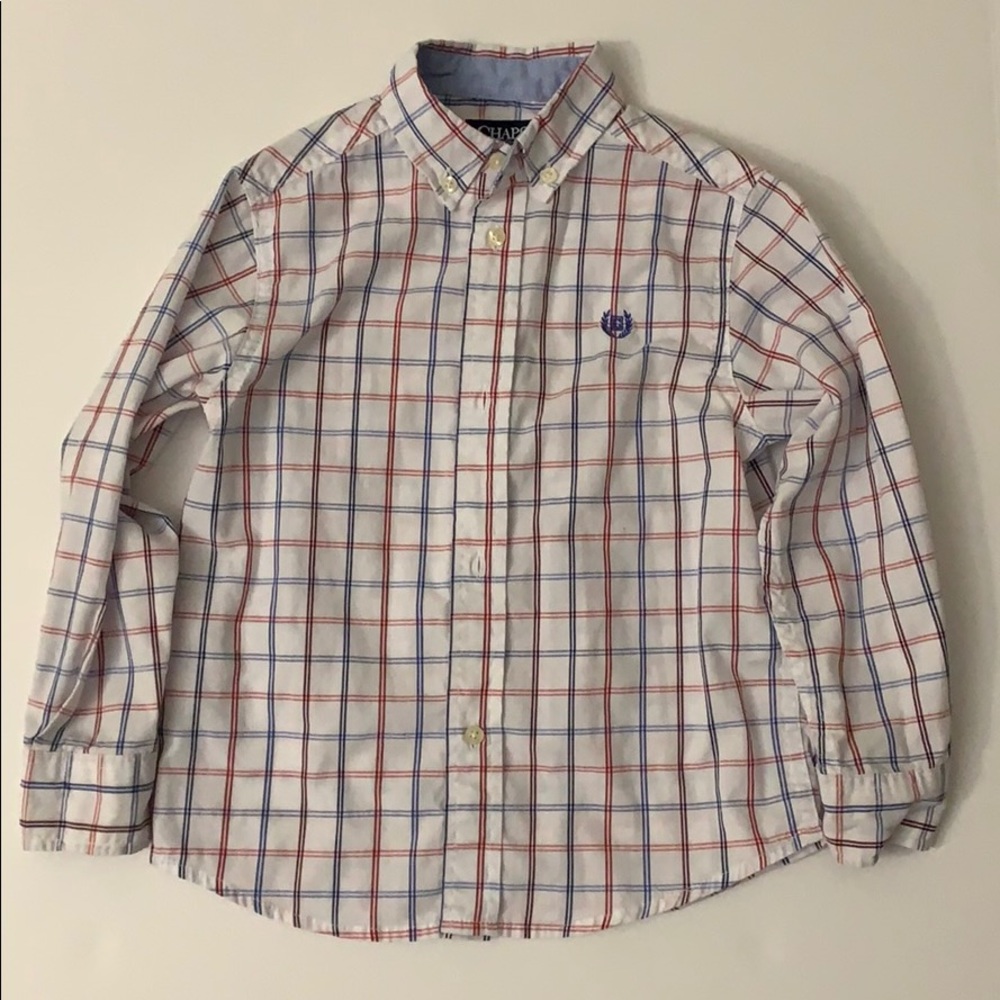 🌟Chaps Plaid Boys Collar Shirt🌟